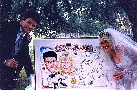 Greg & Jessica's Wedding Sign-in Board